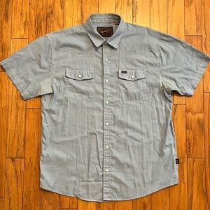 Like New Men’s Howler Brothers Short Sleeve Snap Button Western Shirt!